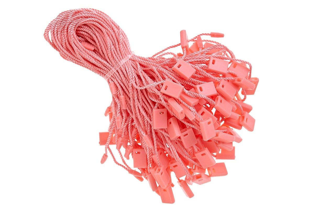 lacre simples para tag 01 ponta rosa bebe